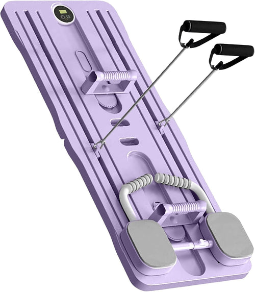Pilates Board, Pilates Reformer Set, Foldable Pilates Board for Home, 4 in 1 Pilates Sliding Board Pilates Equipment